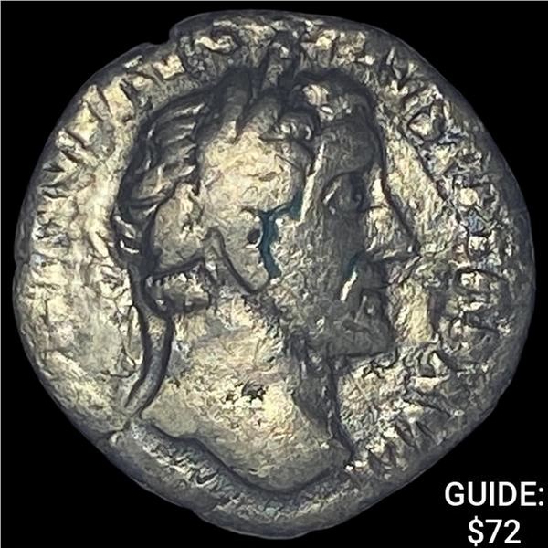 [138-161] AD Roman Ant Pius Silver Denarius ABOUT UNCIRCULATED