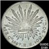 Image 1 : 1887Go RR Mexico Silver 8 Reales Cap & Ray CLOSELY UNCIRCULATED