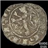 Image 1 : Crusader Cyprus Janus, 1398-1432 Silver Denier CLOSELY UNCIRCULATED