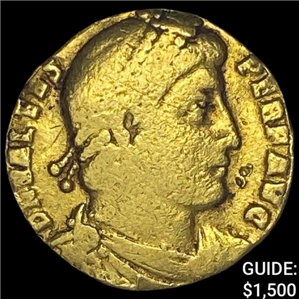 Valens, 364-378 Gold Solidus Antioch LIGHTLY CIRCULATED