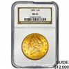 Image 1 : 1895 $20 Gold Double Eagle NGC MS61