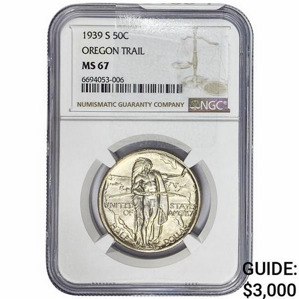 1939-S Texas Half Dollar NGC MS67