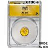 1854 Rare Gold Dollar ANACS AU55