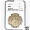 1890-S Morgan Silver Dollar NGC MS61