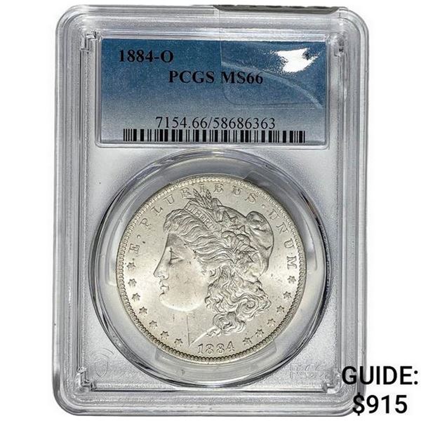 1884-O Morgan Silver Dollar PCGS MS66