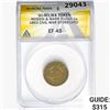 1863 WI Token 510AD-1a Civ. W Storecard ANACS EF45