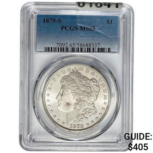 1879-S Morgan Silver Dollar PCGS MS65