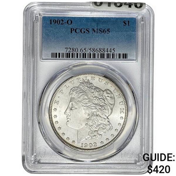 1902-O Morgan Silver Dollar PCGS MS65
