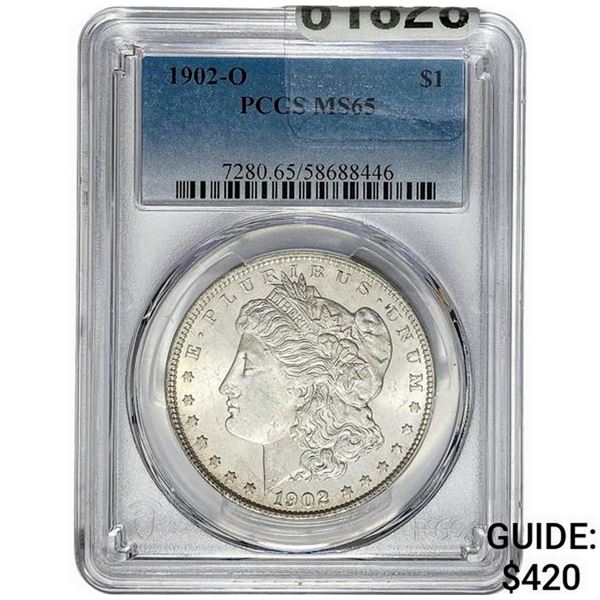 1902-O Morgan Silver Dollar PCGS MS65