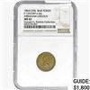 Image 1 : 1864 Civ. W. Token F-129/349e (fp) NGC MS62 Lincoln