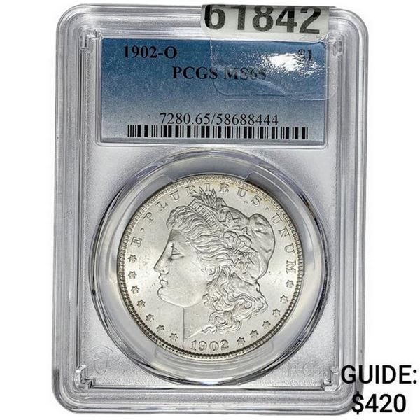 1902-O Morgan Silver Dollar PCGS MS65