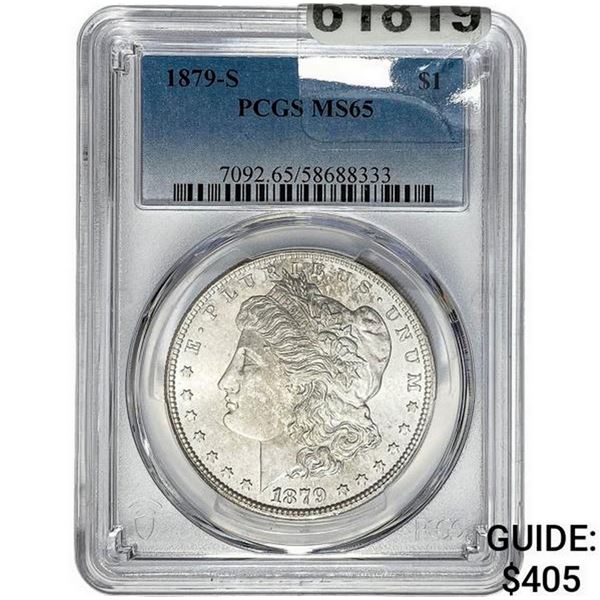 1879-S Morgan Silver Dollar PCGS MS65