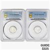 [2 Coins]1960 Roosevelt Dime PCGS MS66 FB