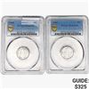 [2 Coins]1960 Roosevelt Dime PCGS MS66 FB