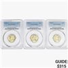 [3 Coins] 1945-P Jefferson Nickel PCGS MS66