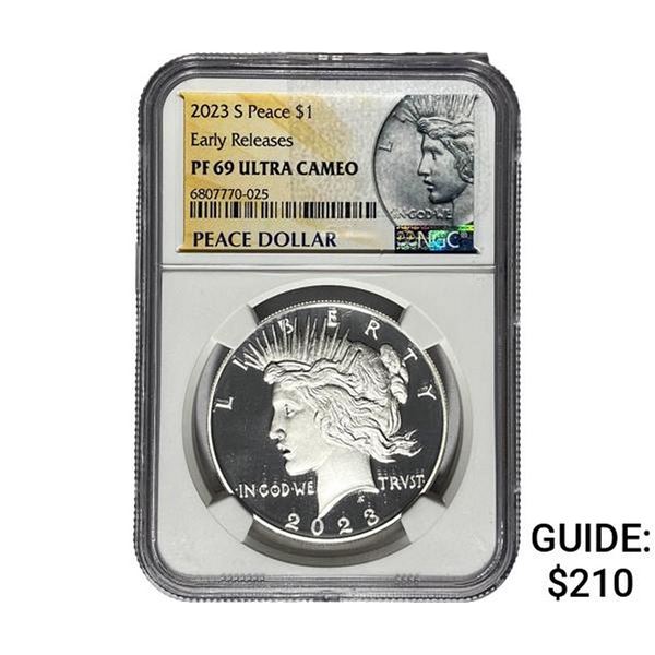 2023-S Silver Peace Dollar NGC PF69 UC