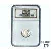 1943 Mercury Silver Dime NGC MS66
