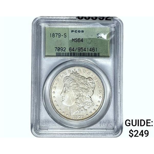 1879-S Morgan Silver Dollar PCGS MS64
