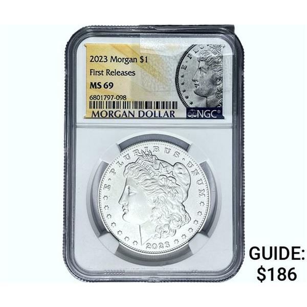 2023 Morgan Silver Dollar NGC MS69 FIRST RELEASE