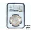 Image 1 : 1881-S Morgan Silver Dollar NGC MS65