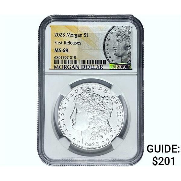 2023 Morgan Silver Dollar NGC MS69 FIRST RELEASE