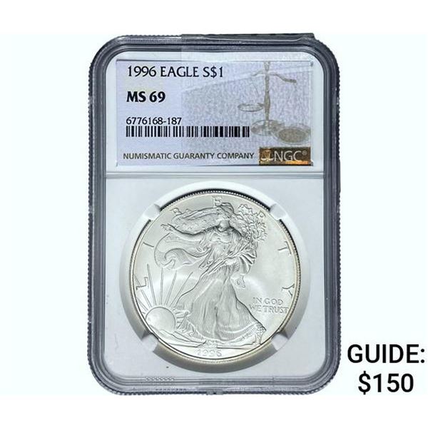1996 Walking Liberty Dollar NGC MS69
