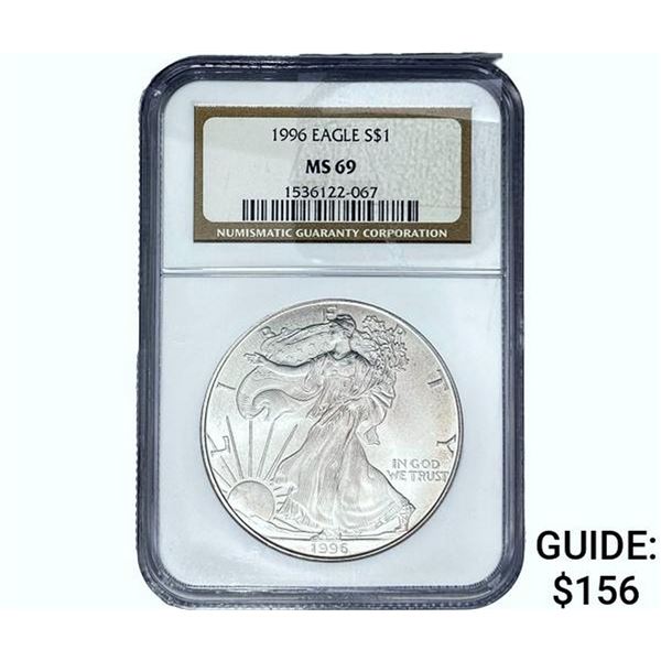 1996 Walking Liberty Dollar NGC MS69