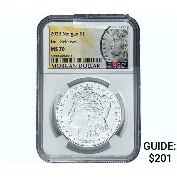 2023 Morgan Silver Dollar NGC MS70 First Release