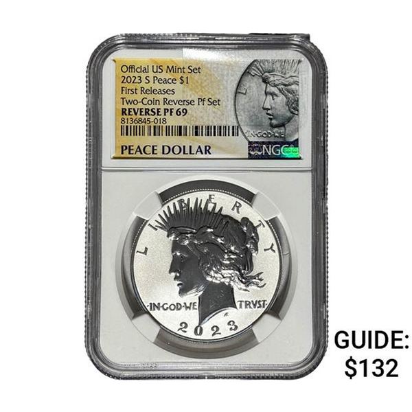 2023-S Silver Peace Dollar NGC PF69 Reverse