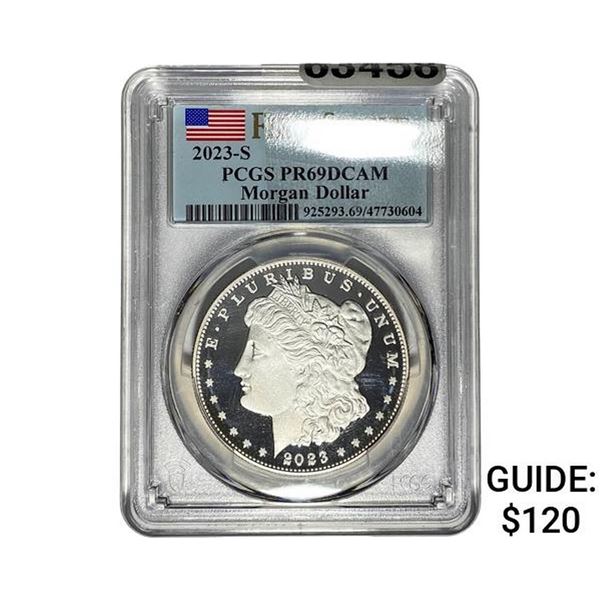 2023-S Morgan Silver Dollar PCGS PR69 DCAM