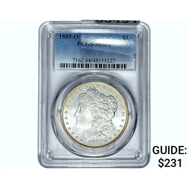 1885-O Morgan Silver Dollar PCGS MS64