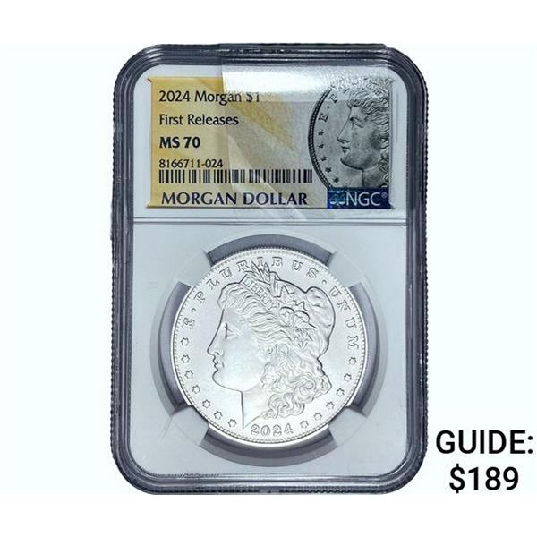 2024 Morgan Silver Dollar NGC MS70 First Release
