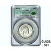 Image 1 : 1950-S CAC Booker T Half Dollar NGC MS64
