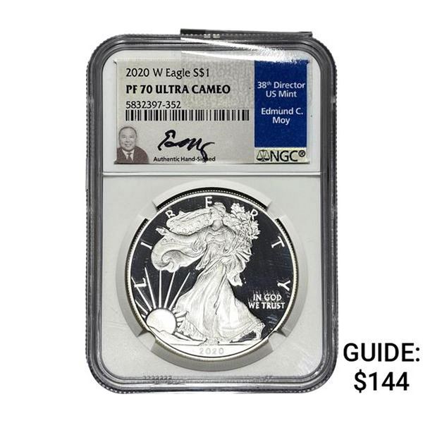 2020 $1 Silver Eagle NGC PF70 UC