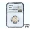 Image 1 : 1928-D Buffalo Nickel NGC MS64