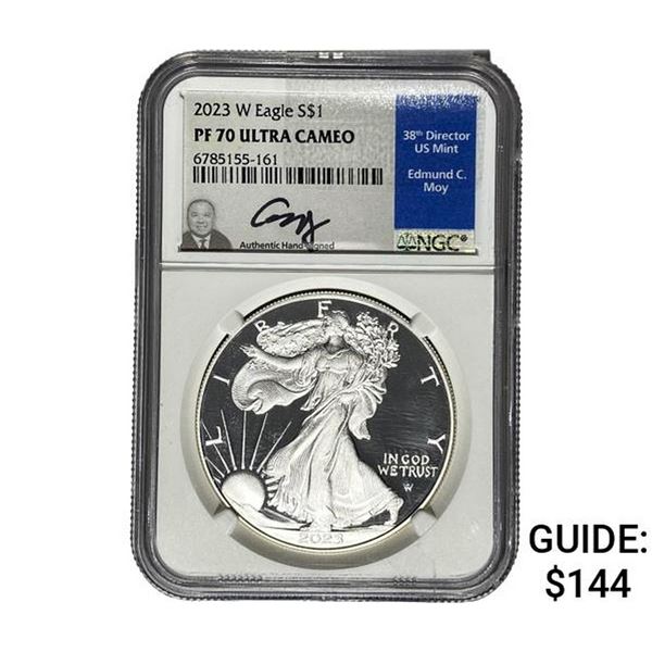 2023 $1 Silver Eagle NGC PF70 UC