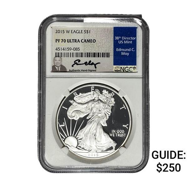 2015 $1 Silver Eagle NGC PF70 UC