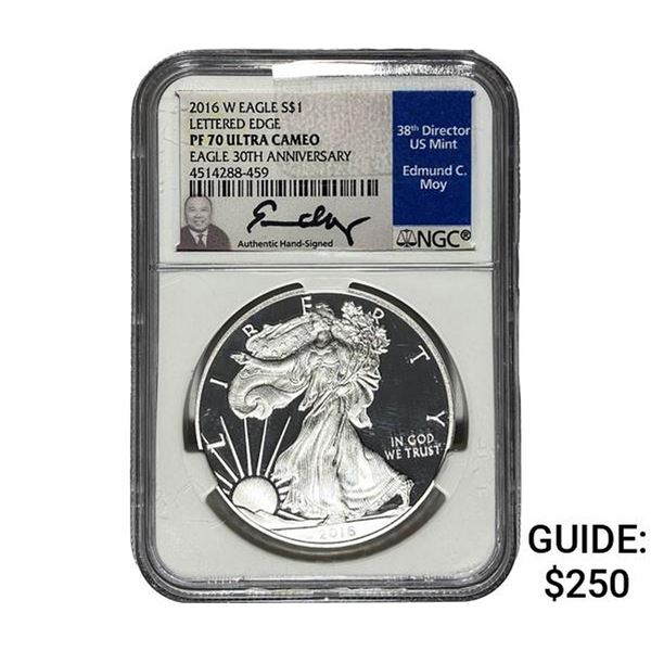 2016 $1 Silver Eagle NGC PF70 UC