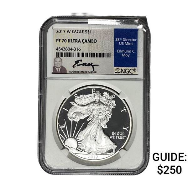 2017 $1 Silver Eagle NGC PF70 UC