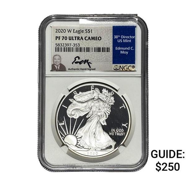 2020 $1 Silver Eagle NGC PF70 UC