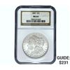 Image 1 : 1887 Morgan Silver Dollar NGC MS64
