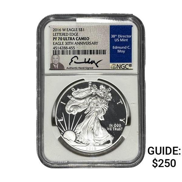 2016 $1 Silver Eagle NGC PF70 UC