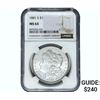 Image 1 : 1881-S Morgan Silver Dollar NGC MS64