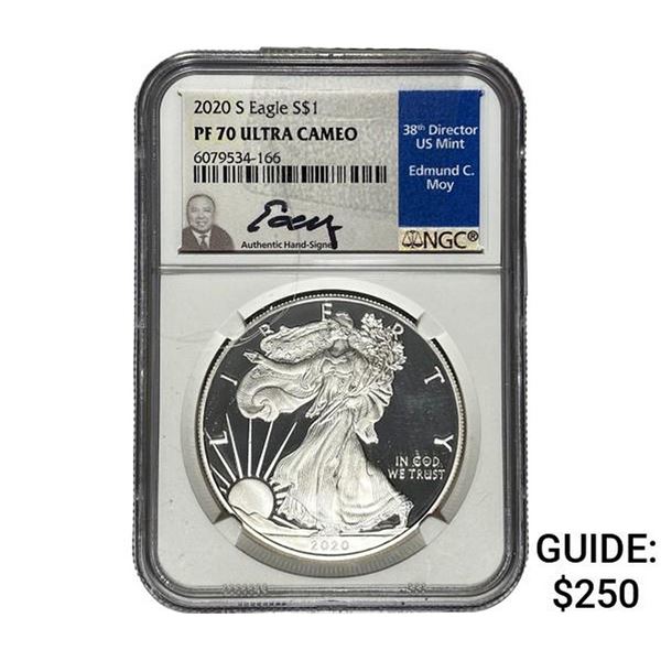 2020-S $1 Silver Eagle NGC PF70 UC