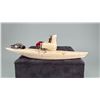 Image 4 : Alaskan Inuit Eskimo Carved Canoe