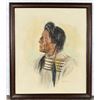 Image 1 : E.A. Stout Pastel Indian Drawing