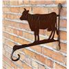 Image 2 : Rustic Cast Iron Cow Plant Hanger