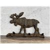 Image 2 : Rustic Cast Iron Moose Wall Sculpture