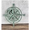 Image 3 : Rustic Cast Iron Nautical Compass Wall Sculpture