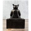 Image 2 : Cast Iron Zen Meditating Cat Paperweight